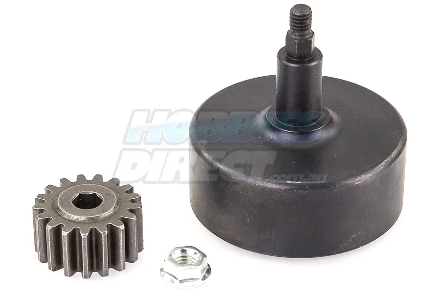 Rovan Clutch Bell w/ Hex Key 17T 1.5Mod Pinion Gear image 23687