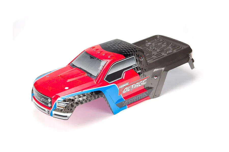 ARRMA 1/10 GRANITE Voltage Red Painted Body Shell image 23724