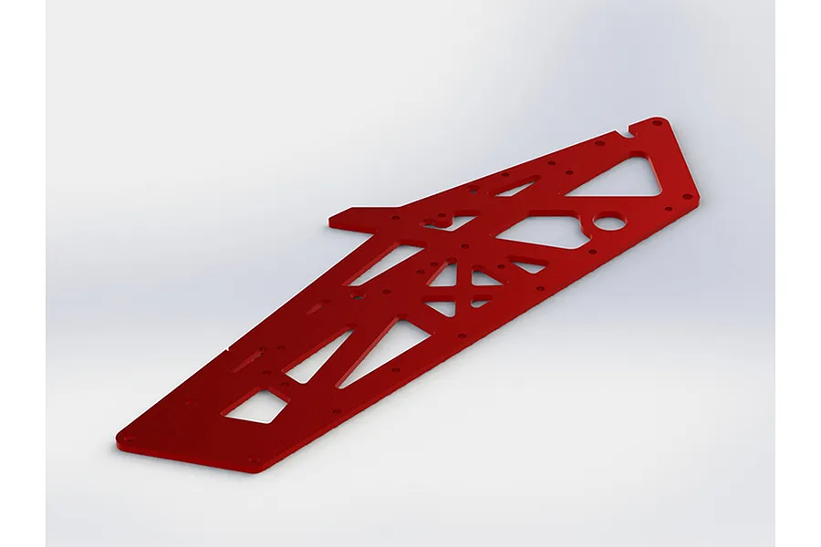 ARRMA Red Aluminium TVP SWB image 23727