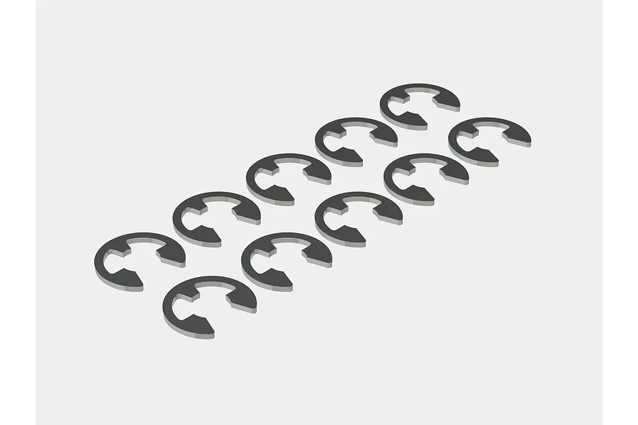 ARRMA 4mm E-Clips 10Pcs image 23745