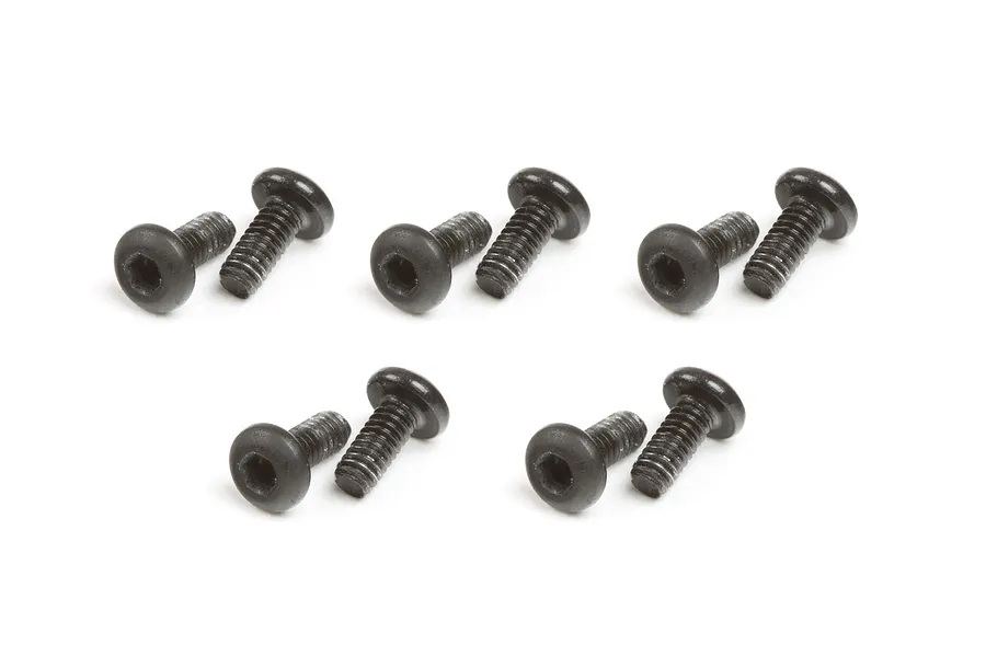 ARRMA 2x5mm Fine Button Head Screws 10Pcs image 23753