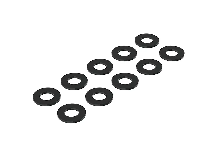 ARRMA 3x6x0.5mm Steel Washers 10Pcs image 23757