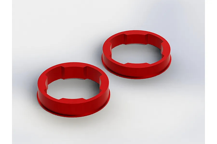 ARRMA Red Aluminium Centre Differential Cams 2Pcs image 23769