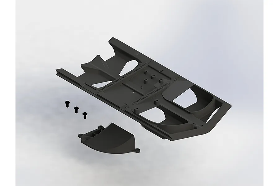 ARRMA Centre High Airflow Skid Pate Set image 23771