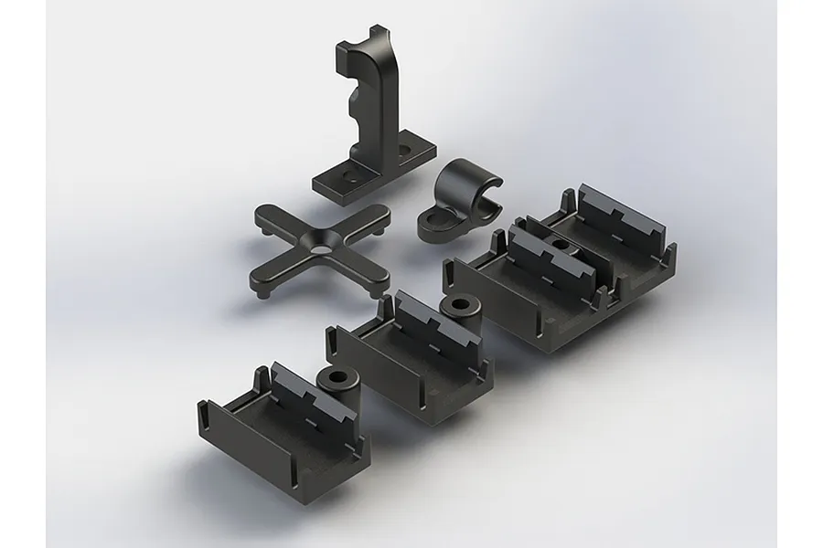 ARRMA Plastic Chassis Cable Routing Set image 23782