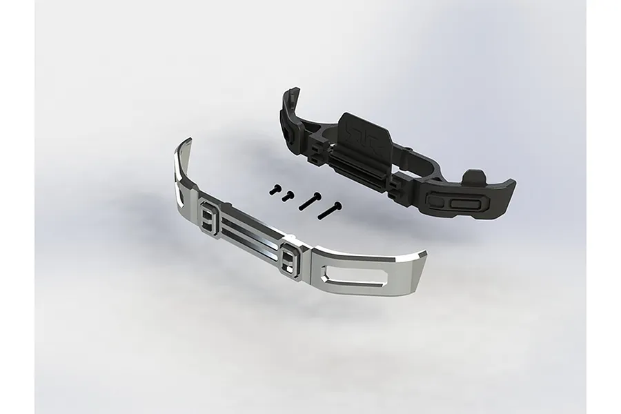 ARRMA Black Chrome Front Bumper Set image 23783