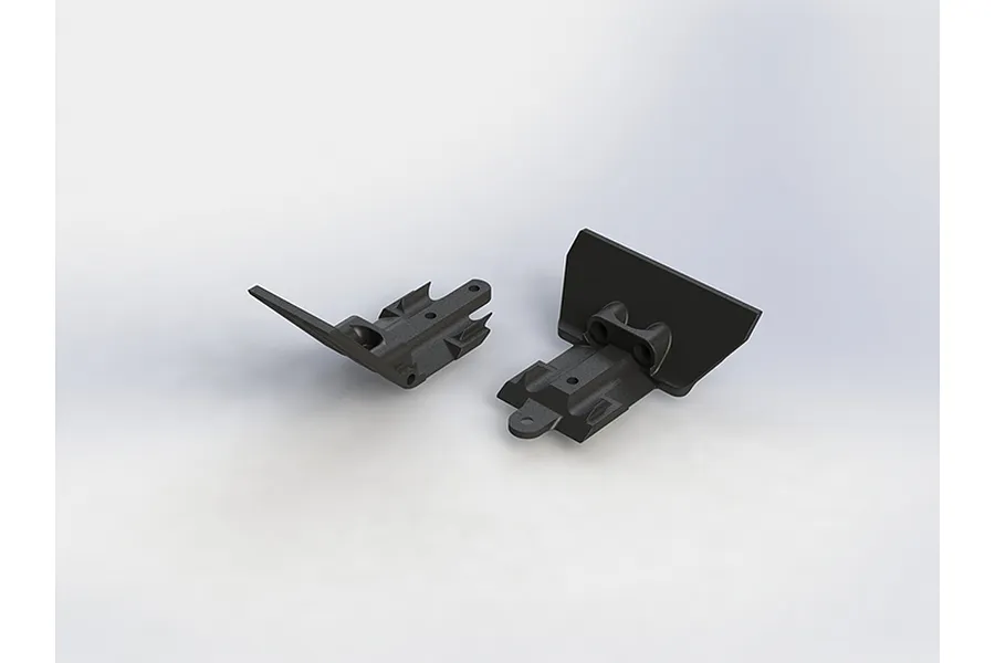 ARRMA Front &amp;amp; Rear Skid Plate Set image 23784
