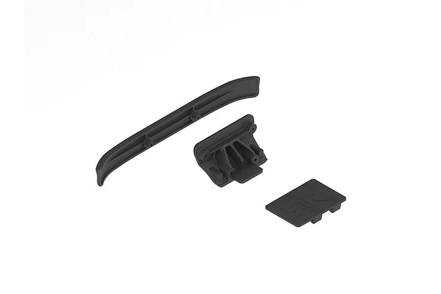 ARRMA Black Front Bumper Set image 23786