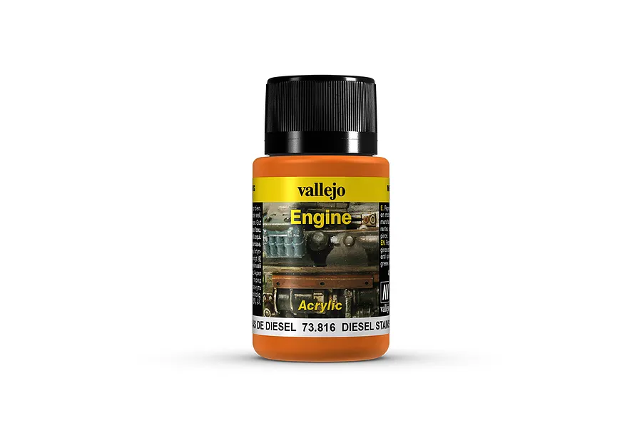 Vallejo Engine Diesel Stains Weathering Effects Paint 40ml image 23831