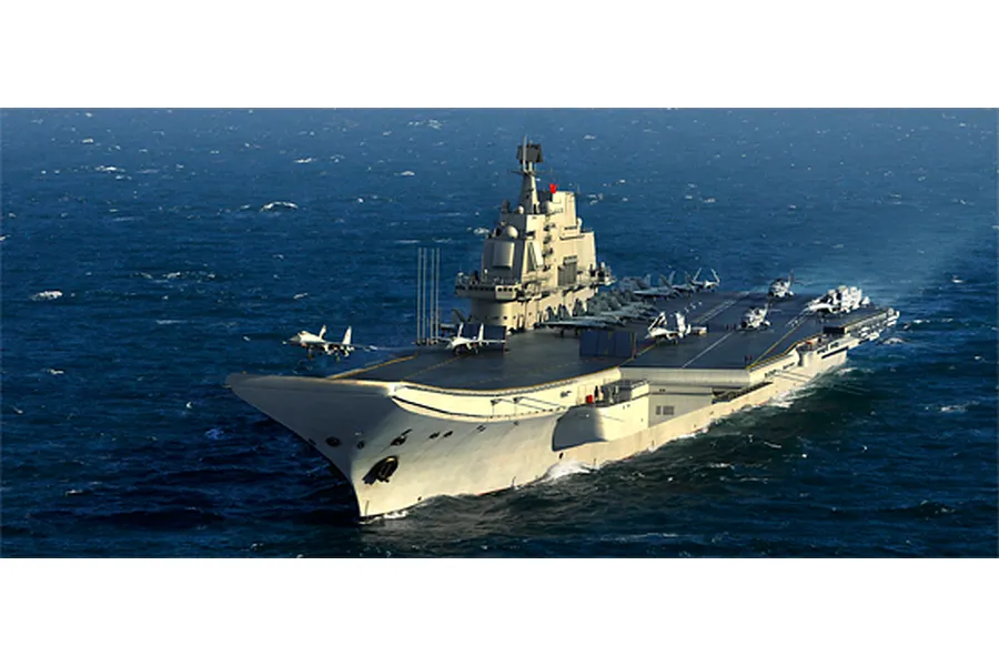 Trumpeter 1/700 PLA Navy &amp;quot;Liao Ning&amp;quot; Aircraft Carrier Plastic Model Kit image 23836