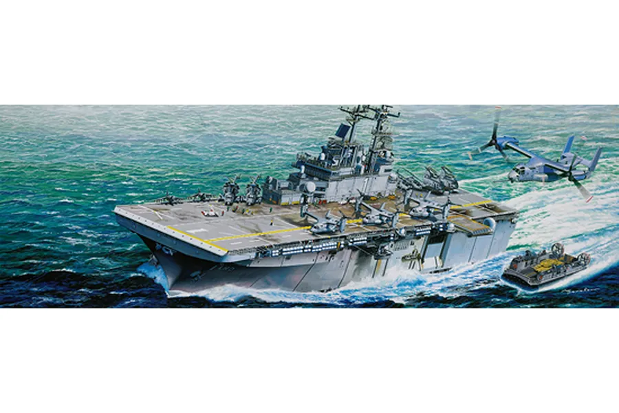 Trumpeter 1/350 USS Wasp LHD-1 Aircraft Carrier Plastic Model Kit image 23851