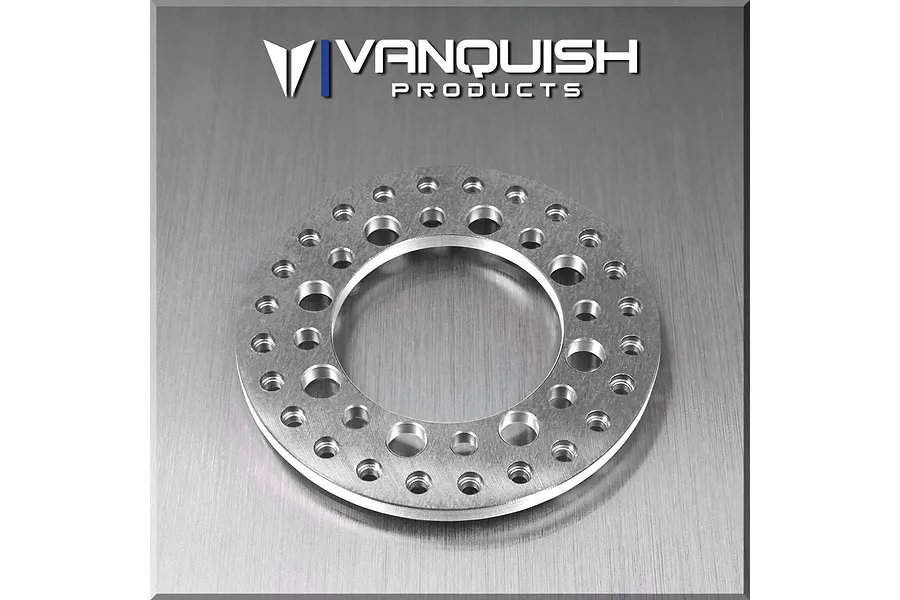 Vanquish Silver Aluminium 1.9&amp;quot; Holy Beadlock Ring image 23933