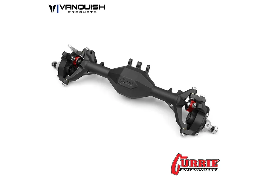 Vanquish Black Aluminium SCX10 II Front Solid Currie F9 Portal Axle Differential/Axle Housing image 23936
