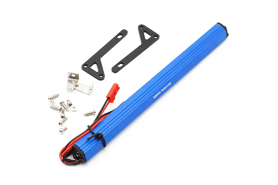 Yeah Racing Blue Aluminium 159x10mm Roof Super Bright White LED Light Bar image 23998