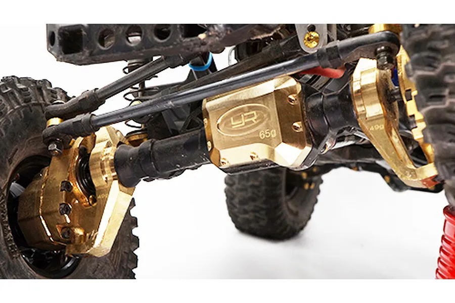Yeah Racing TRX-4 Brass High Mass (65g) Differential Cover image 24007
