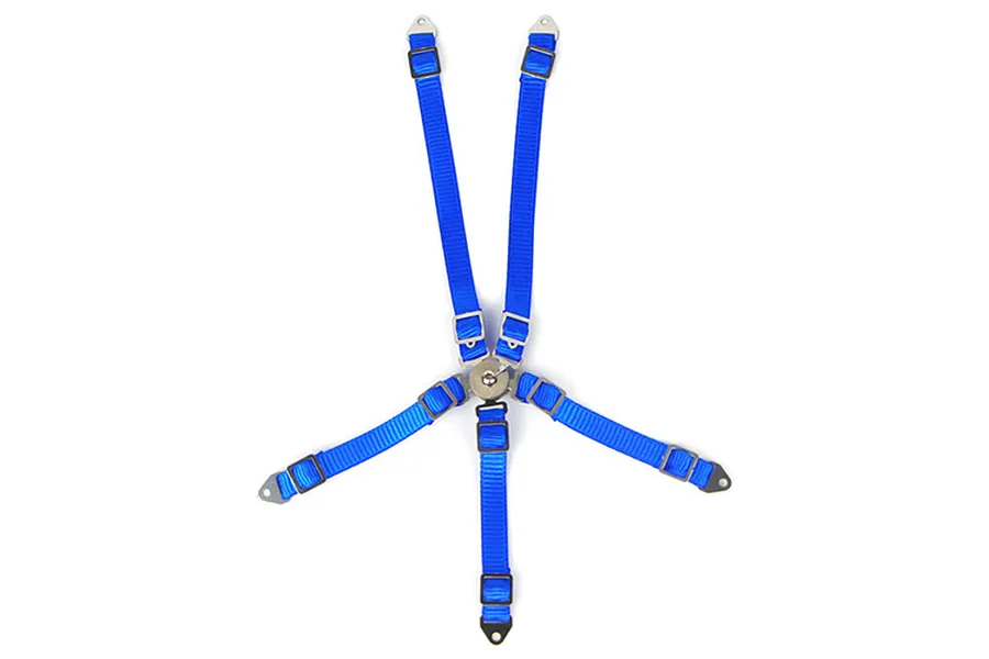 Yeah Racing 1/10 Blue Safety Seat Belt Accessory image 24023