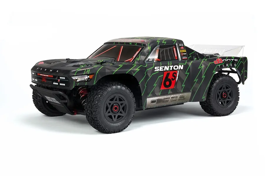 ARRMA Senton 6S BLX (V3) RC Short Course Truck Electric Brushless 1/10 Scale RTR - Black image 24044