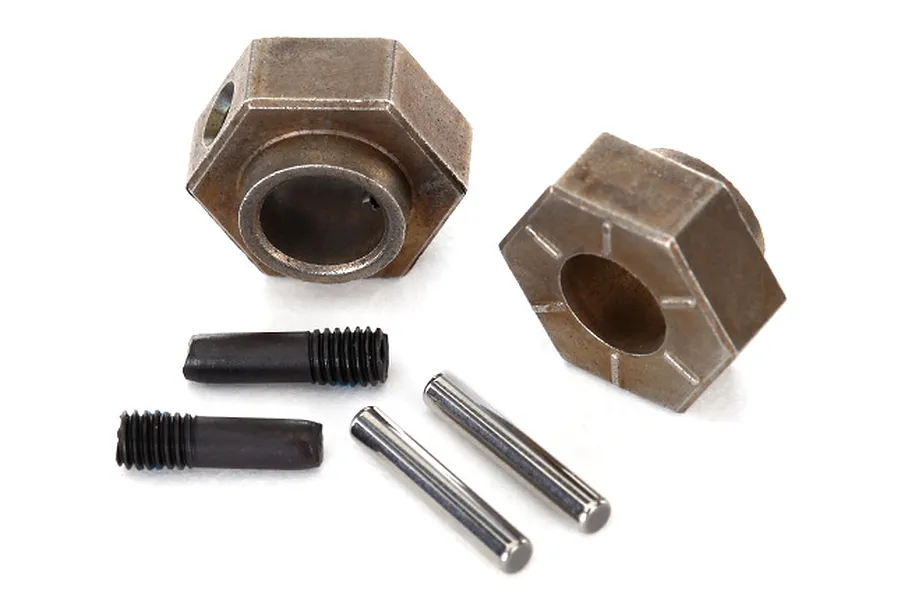 Traxxas TRX-4 Steel 12mm Wheel Hexes w/ Axle Pins 2Pcs image 24056