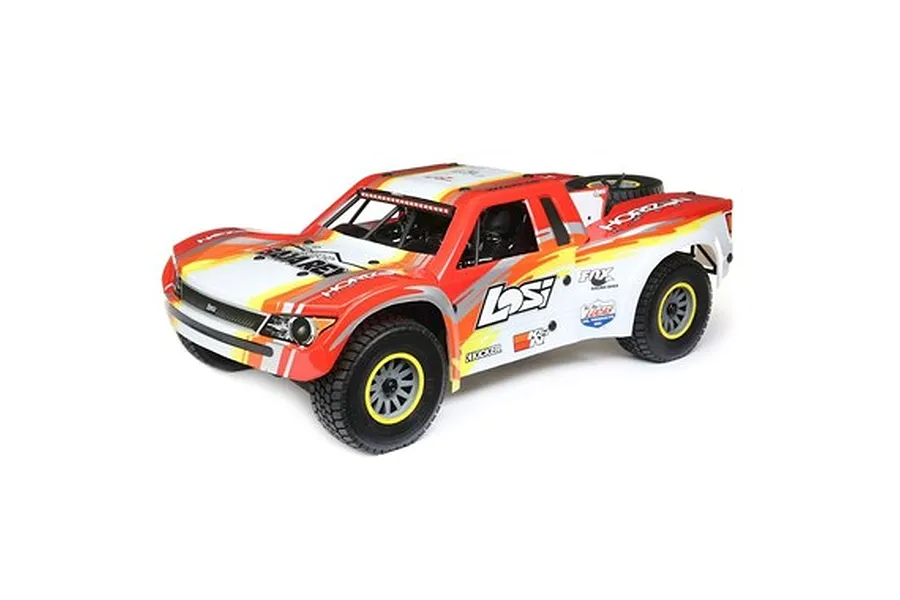 Losi Super Baja Rey RC Short Course Truck Electric Brushless 4WD 1/6 Scale RTR - Red image 24251