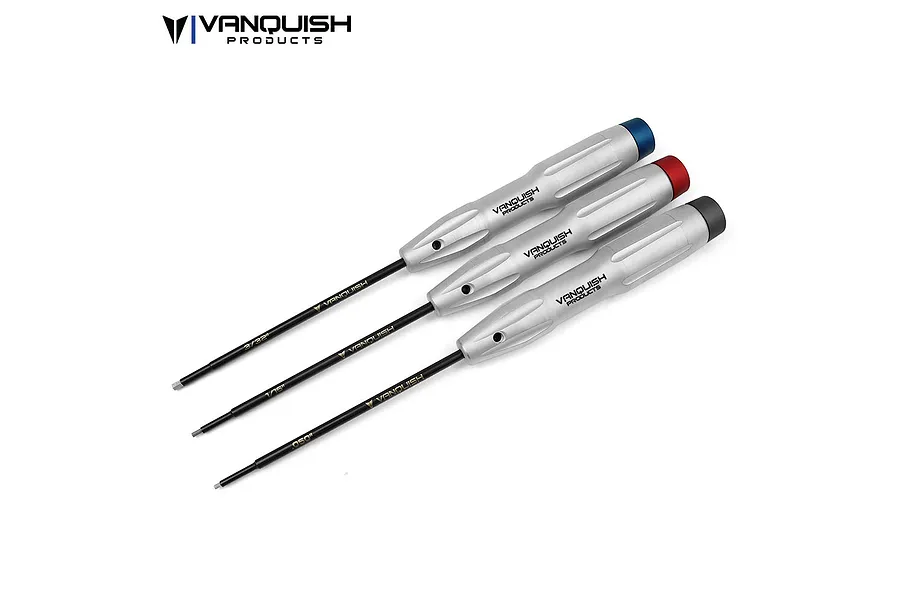Vanquish Silver Aluminium 0.05, 1/16, 3/32inch Imperial Hex Driver Set image 24301