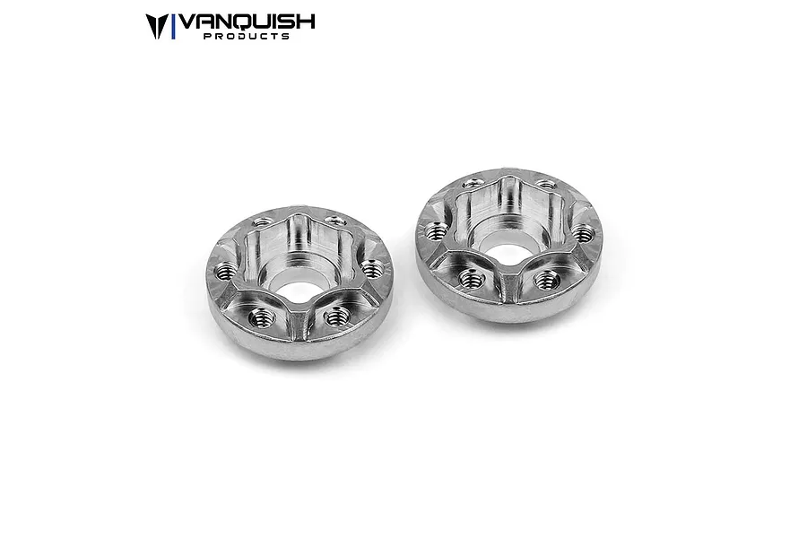Vanquish Silver Aluminium SLW 225 Wheel Hex Hub 2Pcs image 24303