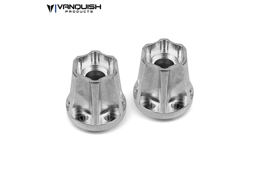 Vanquish Silver Aluminium SLW 850 Wheel Hex Hub 2Pcs image 24305