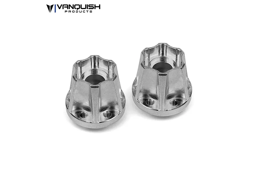 Vanquish Silver Aluminium SLW 725 Wheel Hex Hub 2Pcs image 24306