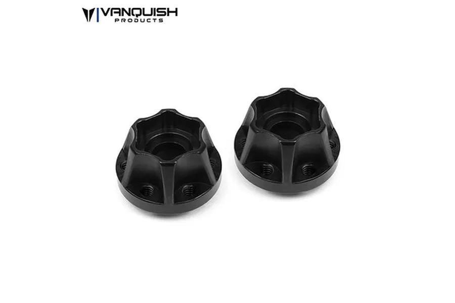 Vanquish Black Aluminium SLW 475 Wheel Hex Hub 2Pcs image 24307