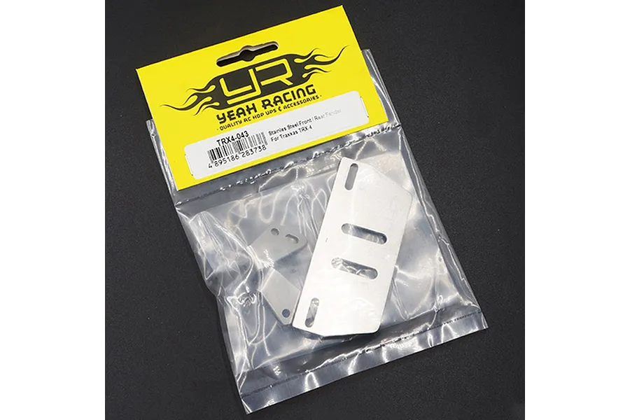 Yeah Racing TRX-4 Stainless Steel Front or Rear Fender Skid Plate image 24334