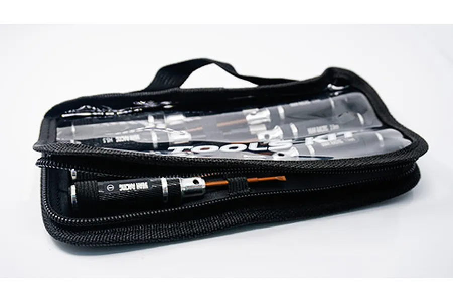 Yeah Racing Black Aluminium Mini Tool Set 7Pcs image 24352