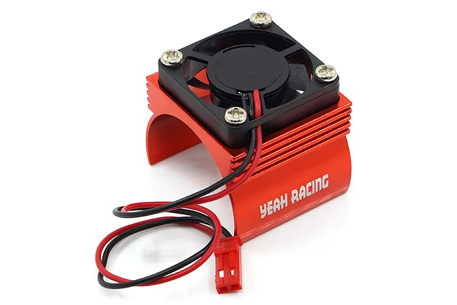 Yeah Racing Red Aluminium 540 Size Motor Heat Sink w/ Cooling Fan image 24354