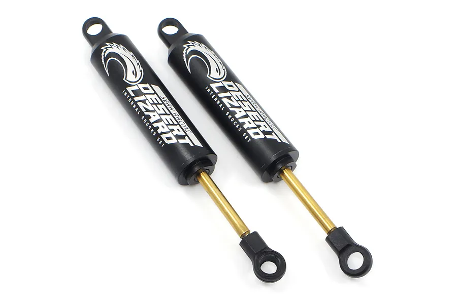 Yeah Racing 1/10 Black 110mm Desert Lizard Two Stage Internal Spring Shocks 2Pcs image 24374