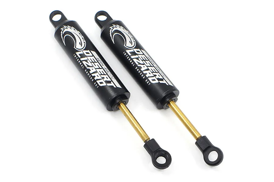 Yeah Racing 1/10 Black 100mm Desert Lizard Two Stage Internal Spring Shocks 2Pcs image 24376