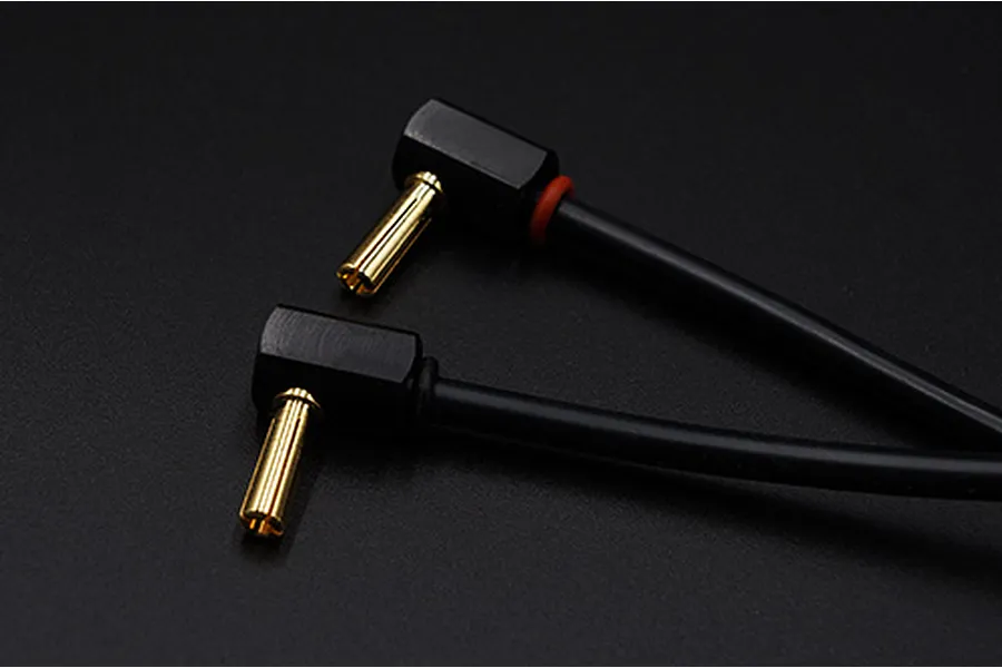 Yeah Racing 4mm &amp;amp; 5mm Angled Bullet Connectors 2Pcs image 24401