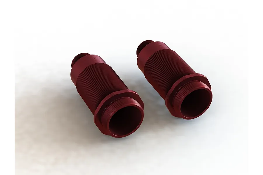 ARRMA 16x51mm Red Aluminium Shock Body 2Pcs image 24443