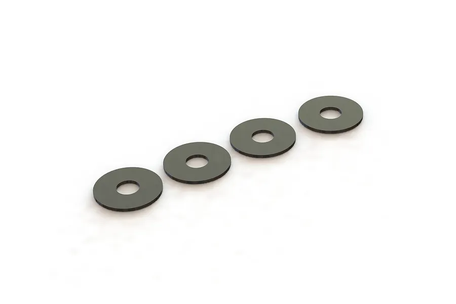ARRMA 3.4x10x0.5mm Steel Washers 4Pcs image 24465
