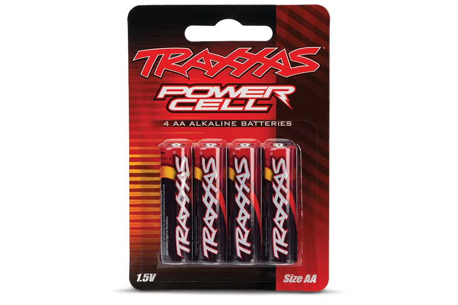 Traxxas Power Cell 1.5v AA Batteries 4Pcs image 24482
