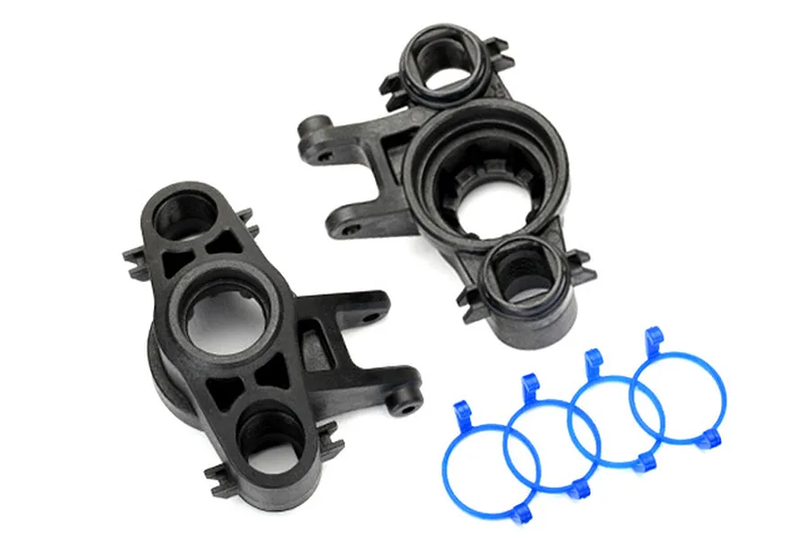 Traxxas E-Revo VXL 2.0 Left &amp;amp; Right Axle Carrier Set w/ Dust Boots Retainers image 24501