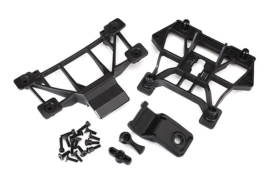 Traxxas E-Revo VXL 2.0 Front &amp;amp; Rear Body Mounts w/ Screw image 24503