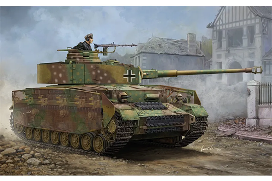 Trumpeter 1/16 German Pzkpfw IV Ausf.J Tank Scaled Plastic Model Kit image 24607