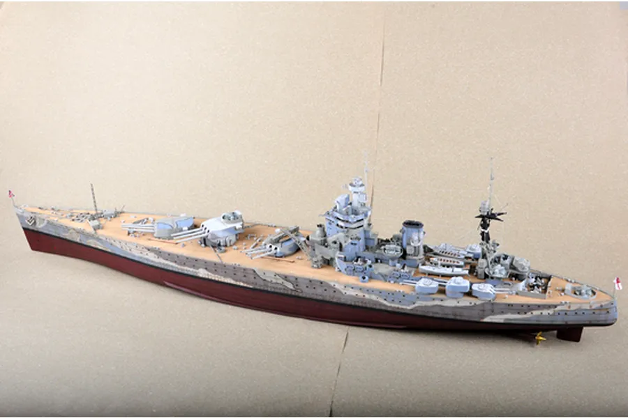 Trumpeter 1/200 HMS Rodney Battleship Plastic Model Kit image 24650