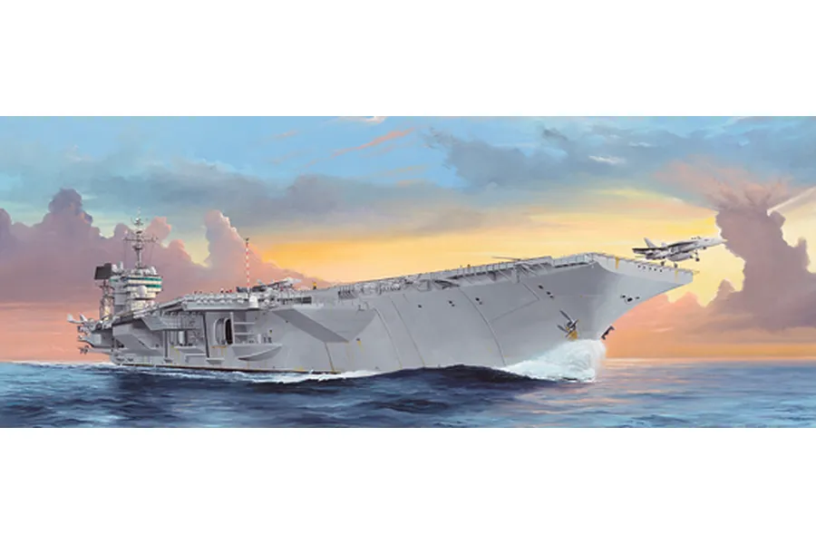 Trumpeter 1/350 USS Kitty Hawk CV-63 Aircraft Carrier Plastic Model Kit image 24700