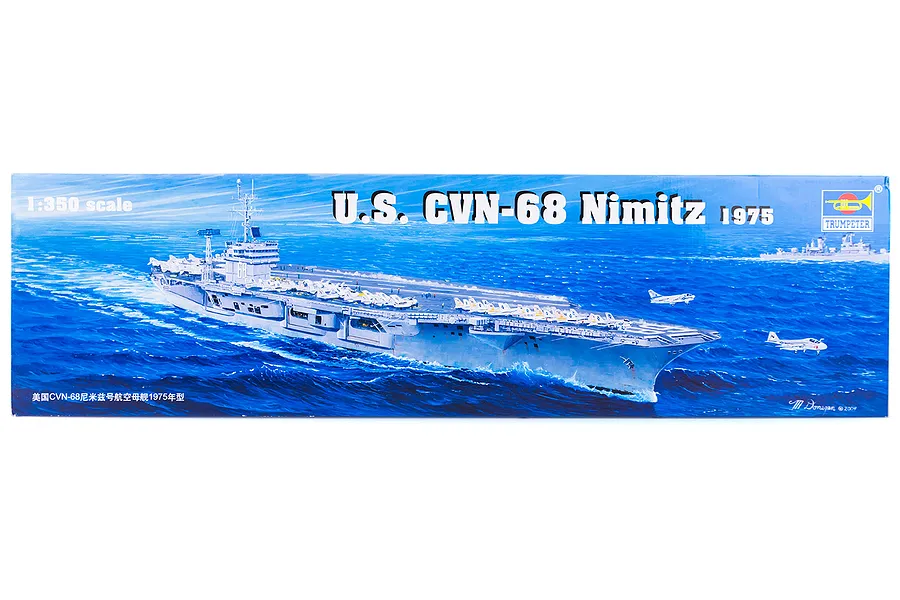 Trumpeter 1/350 U.S. CVN-68 Nimitz 1975 Aircraft Carrier Plastic Model Kit image 24723