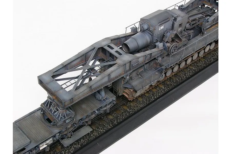 Trumpeter 1/35 German Morser Karl Great 040/041 Self-Propelled w/ Railway Transport Carrier Gun Scaled Plastic Model Kit image 6