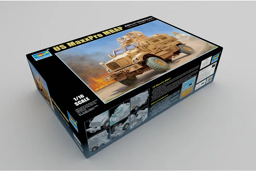 Trumpeter 1/16 U.S. MaxxPro MRAP Scaled Plastic Model Kit image 24845