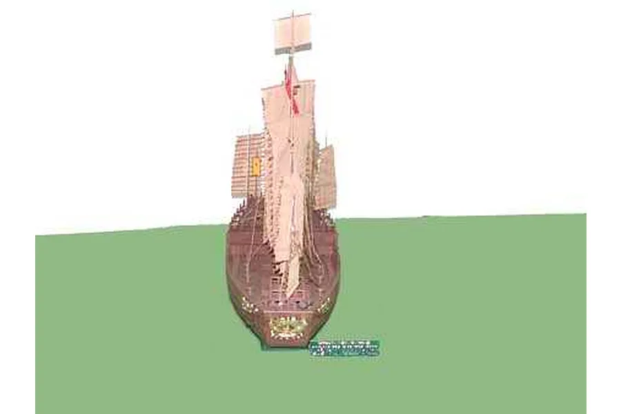 Trumpeter 1/72 Chinese Chengho Sailing Ship Plastic Model Kit image 24937