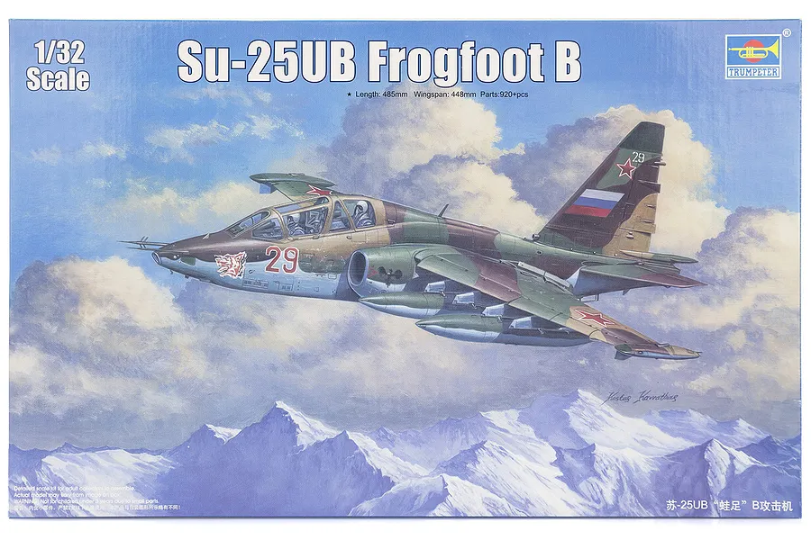 Trumpeter 1/32 Su-25UB Frogfoot B Jet Scaled Plastic Model Kit image 24977