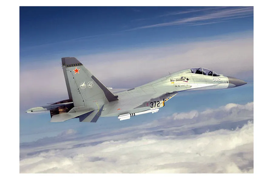 Trumpeter 1/32 Su-27UB Flanker-C Fighter Jet Scaled Plastic Model Kit image 25044