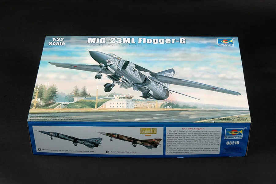 Trumpeter 1/32 MiG-23ML Flogger-G Fighter Jet Scaled Plastic Model Kit image 25312