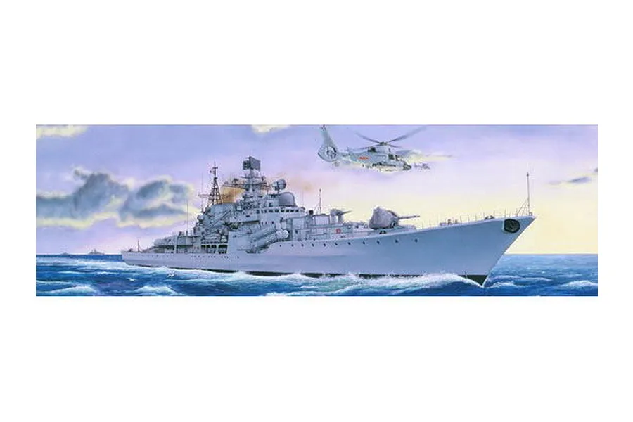 Trumpeter 1/200 Russian Sovremenny Type 956 Destroyer Plastic Model Kit image 25469